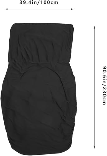 Miniatura 5 de HOMSFOU Fundas de sofá reclinable, fundas de diván para comedor, funda para tumbona, cocina, diván, funda protectora de diván para sofá cama,