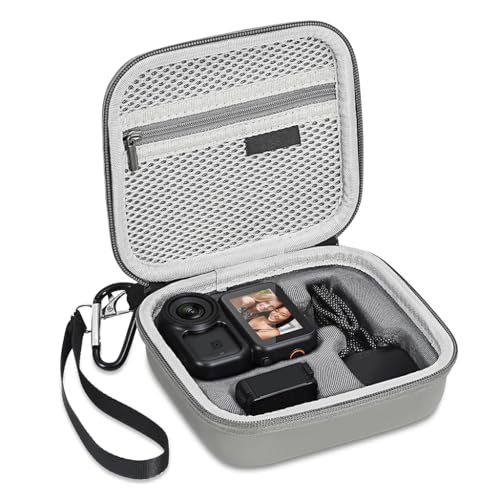 Image of ZORBES Compatible with Osmo Nano Case, Action Camera Accessories Storage Case Bag, Anti-Scratch Waterproof Zipper Case Bag Compact Travel Carrying Case for Outdoor Photography and Vlogging