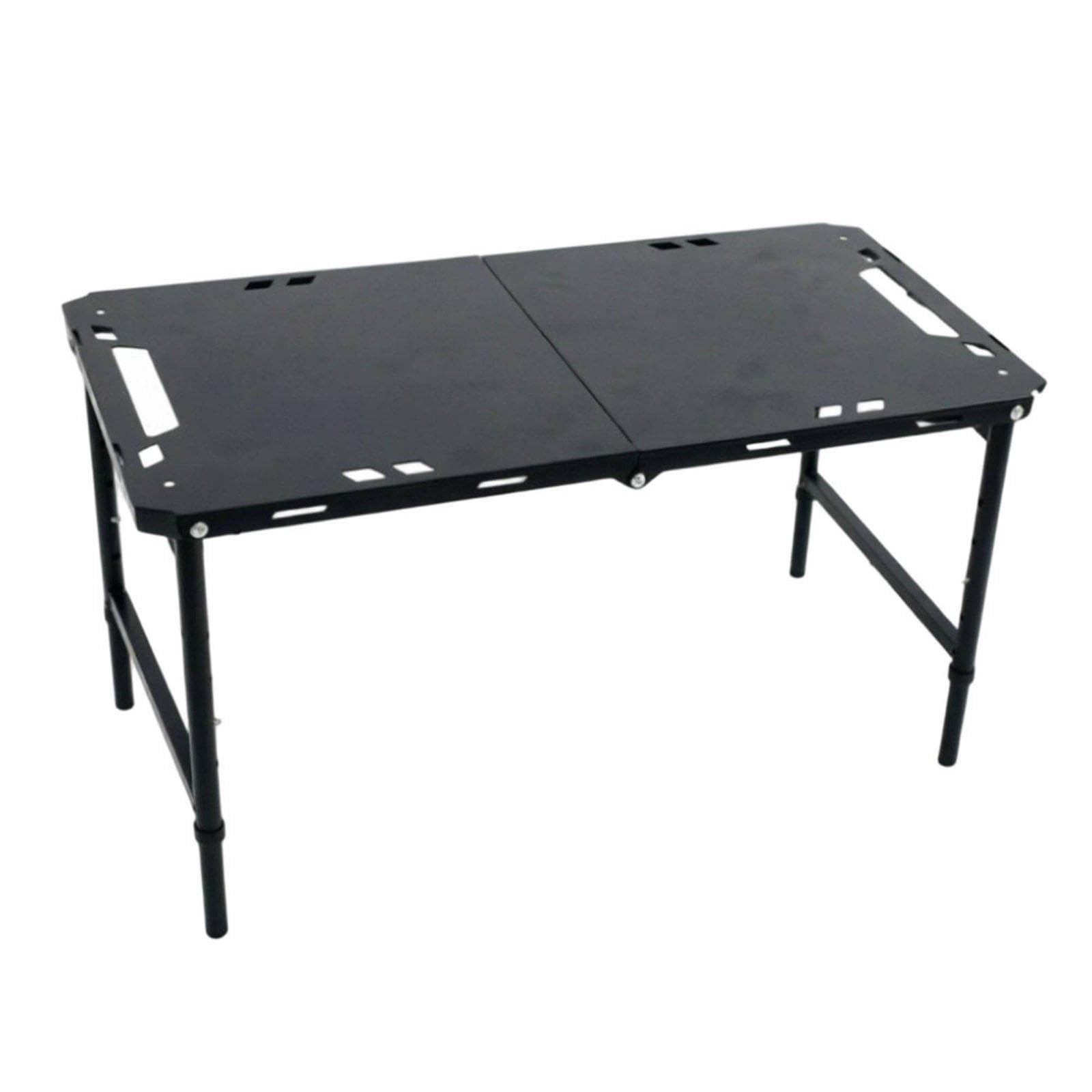 Folding Table Includes Storage Bag Lightweight Carbon Steel Table Scratch-Resistant for Campers, Patio S Upgraded Adjustable | Camping Furniture | Camping & Hiking | Outdoor Sports-picture-16