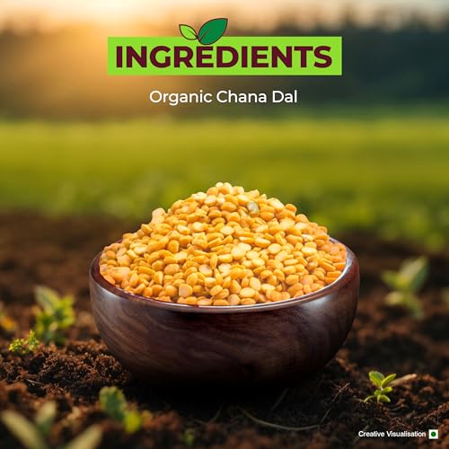 Image of Aashirvaad Organic Chana Dal, 1 Kg, 100% Organic Chana Dal, Rich in Protein