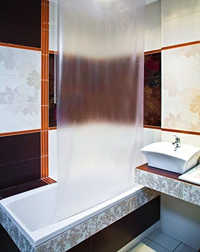 Bathroom Shower Curtain Roller Blind Extra Long, 4 Width Sizes, Simple (140 x 240CM)