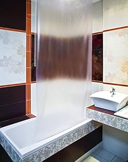 Bathroom Shower Curtain Roller Blind Extra Long, 4 Width Sizes, Simple (140 x 240CM)