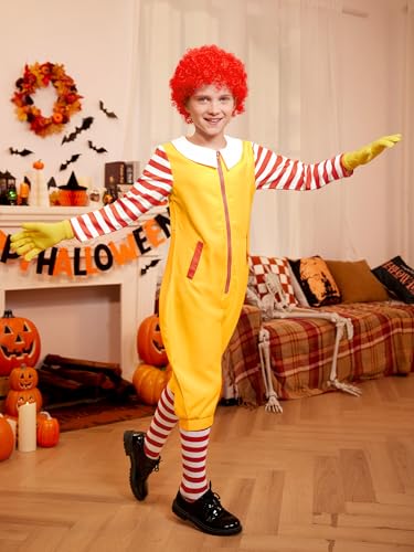 Disfraz unisex infantil payaso carnaval 5 piezas miniatura 7