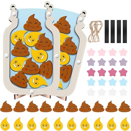 2 vasos de recompensa para niños, tabla de recompensas para niños con 20 estrellas y 20 tokens, sistema de recompensa para niños, material Montessori para guardería y educación en el hogar, accesorios