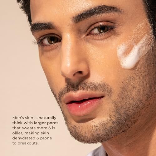 Image of Naturali Clarifying Foaming Face Wash | With Willow Bark, Green Tea & Glycolic Acid | Cleanses Skin Under The Beard | Gently Exfoliates | Removes & Controls Excess Oil | 100ml