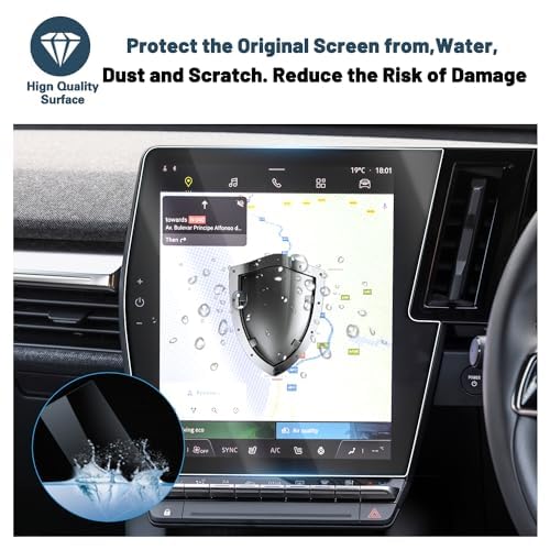 Protecteur d'ecran Megane E Tech anti-reflet et rayures 12 pouces