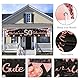 50. Geburtstag Banner Roségold Schwarz Frauen - Happy Birthday Deko Hintergrund 50 Jahre, XXL 40 × 210 cm Polyester Stoff Partybanner für 50 Frau Geburtstagsdeko