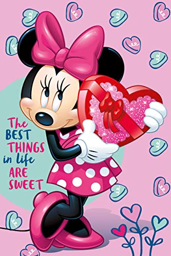 Disney Minnie Mouse Couverture Plaid Polaire 100 x 150 cm