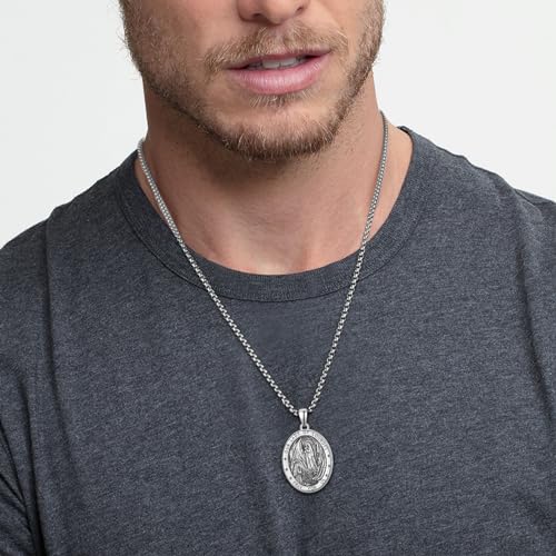 Medalla de Santos Patronos Plata 925 Collares Religiosos