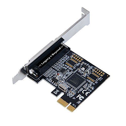SIIG Legacy and Beyond Series 1 Port Single Parallel PCIe Card - Supports SPP/EPP/ECP - IEEE 1284 Standard