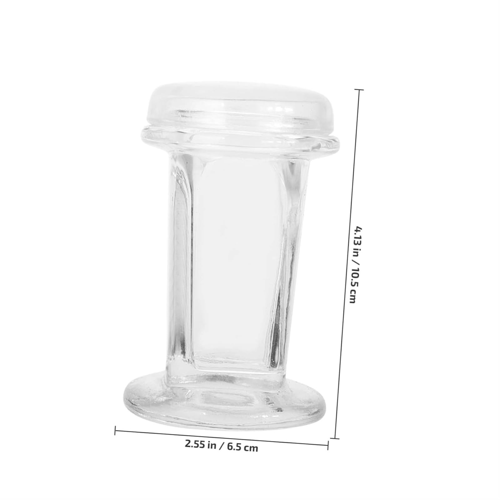 Frasco de Vidrio para tinción de patología, Redondo, Cuadrado, Boca esmerilada, para Laboratorio, con Tapa, de Alta Transparencia, para tinción de portaobjetos, para tinción