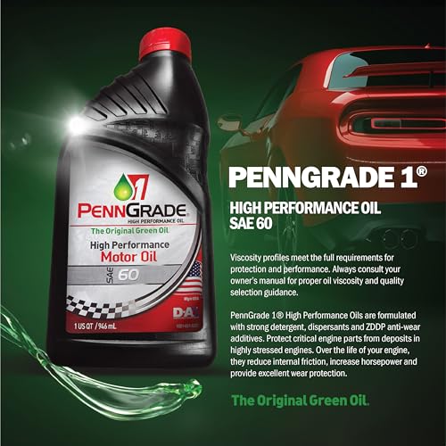 PENN GRADE 1 Aceite Monogrado SAE 60 1 Quart 4 Pack miniatura 2