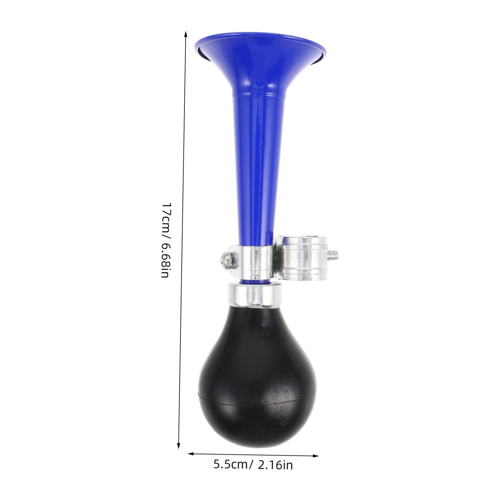 Abaodam Loud Bicycle Horn Metal Plated Bugle Horn for Mountain Bike Safety Clear Sound Alert for All Bicycle Easy Installation for Cyclists and Pedestrians