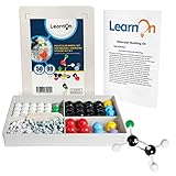 Organic Chemistry Molecular Model Kit Set for Ochem Students with User Guide - 140 Pieces