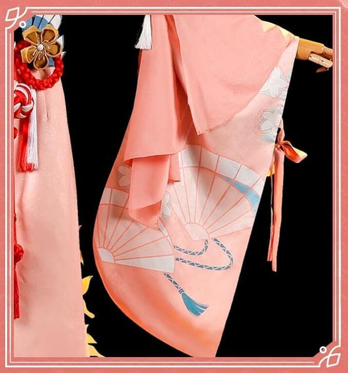 リゼロ レム オリジナル桜イメージ ver. コスプレ衣装『Re:ゼロから始める異世界生活』浴衣 cosplay 仮装 変装 - Costowns Re:ゼロから始める 異世界生活 ベアトリス 「桜时❀製」コスプレ衣装 (男性L)