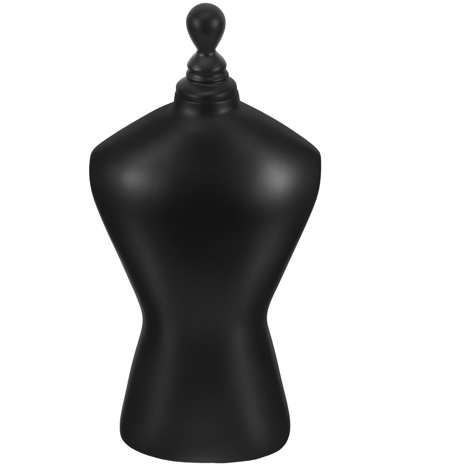 Support mannequin noir pour collier optimisé pour une présentation chic sans emmêlement
