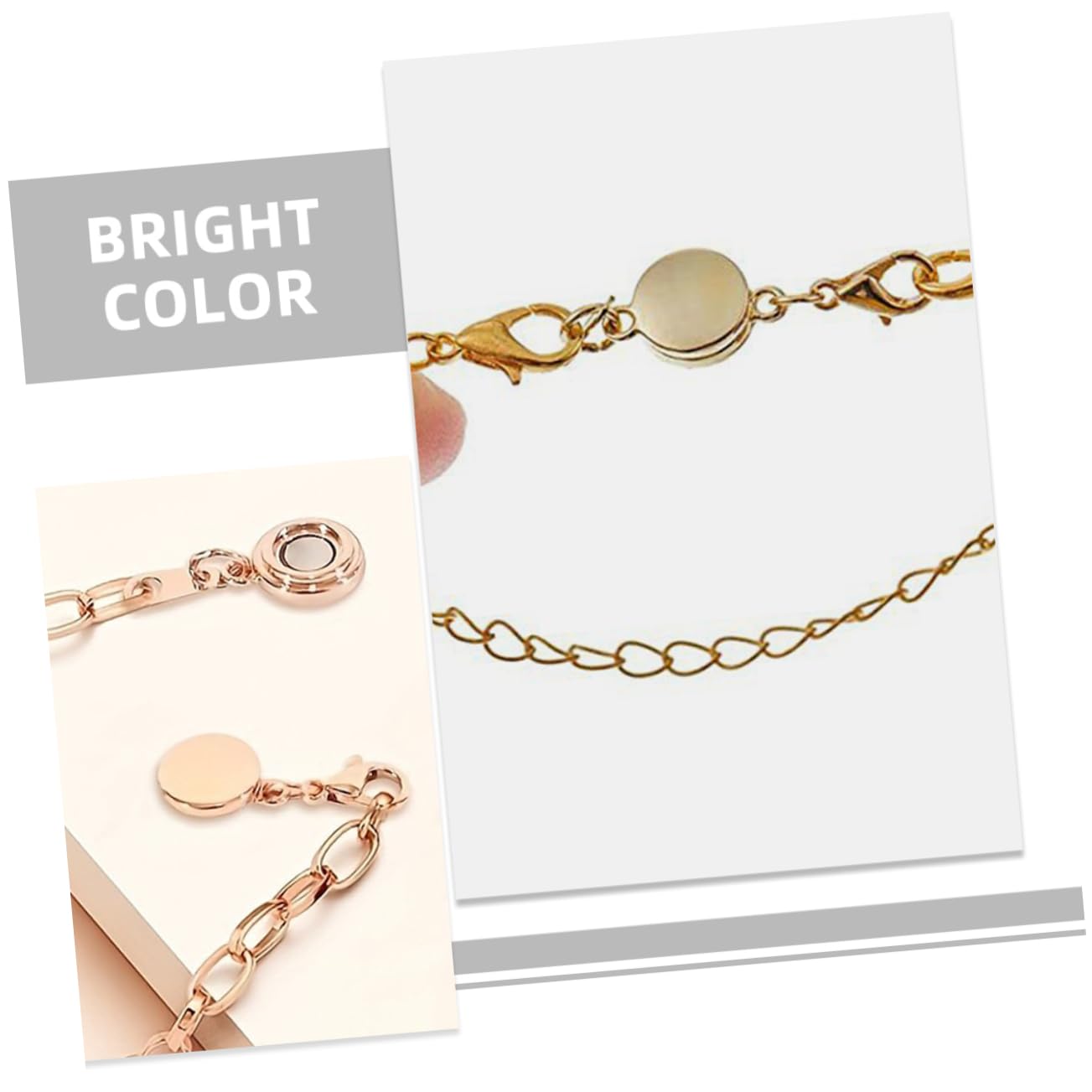 Holibanna 1Pezzi Fibbia Per Collane Fai Da Te Connettore Multi Per Gioielli Facile Da Usare E Resistente Accessorio Per Creazioni Uniche Bracciali E - Foto 9