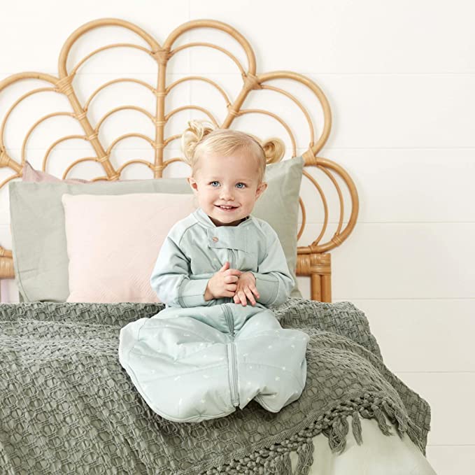 ergoPouch Baby Schlafsack, 8-24 Monate, ideal im Winter | Sage | TOG 3.5 | Umwandelbar in einen Schlafsack mit Füßen/mit Beinen