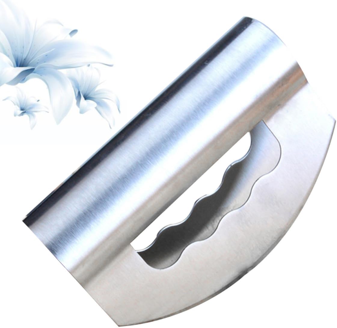 Salad Chopper with Double Protective Covers for Mincing Stainless Steel