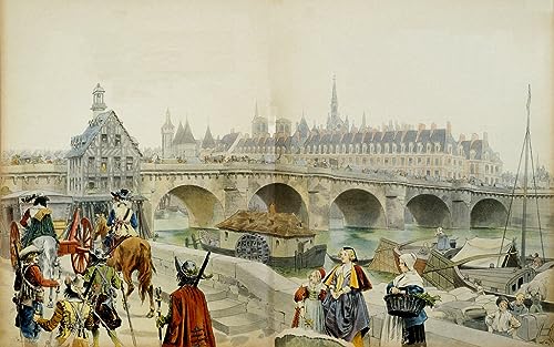 Affiches et gravures l'histoire de France château de Blois toile salon