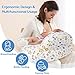 AMASKY Nursing Pillow for Bottle and Breastfeeding, Ergonomic Design Support for Mom and Baby, Removable Cotton Cover, Machine Washable, Dog Pattern(Creamy White)，Pallet of Product