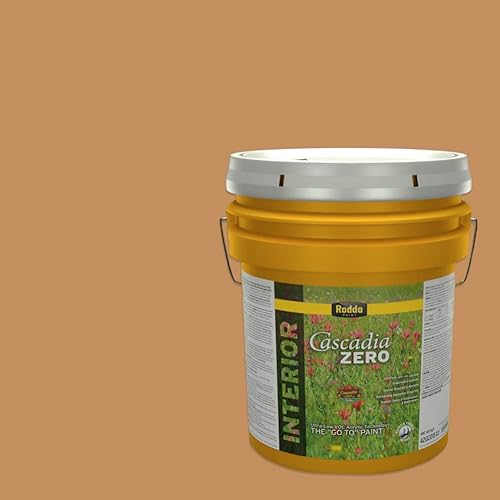 Vista 202 de Rodda Paint CASCADIA ZERO - Pintura satinada e imprimación para interiores en uno, cuarto de galón, Zambia