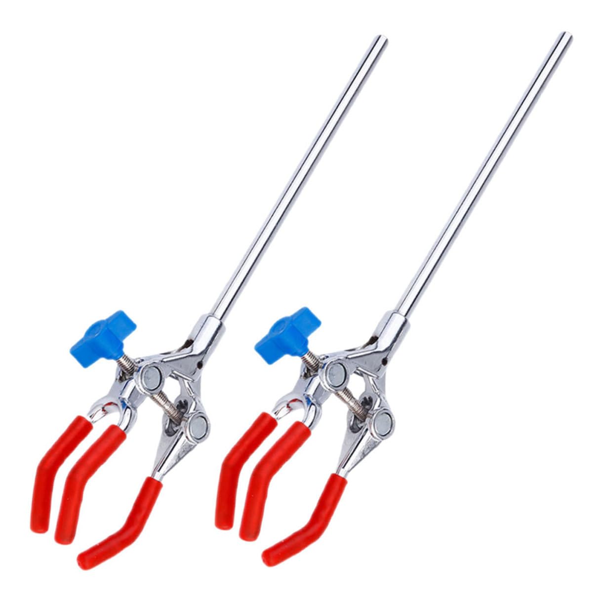 ULTECHNOVO 10piezas Abrazadera De Laboratorio Ajustable De Acero Inoxidable Para Frascos y Tubos De Ensayo De Accesorio Esencial Para Soporte De Retorta Resistente y Duradero