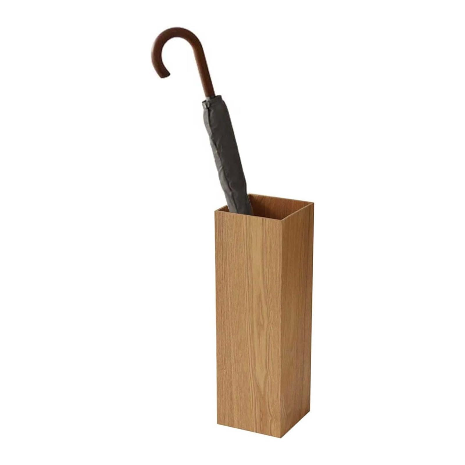 Porte-parapluie style nordique en bois pour sublimer la décoration de votre couloir