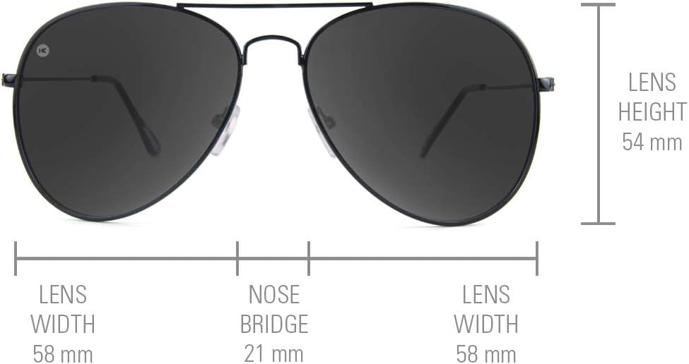 Knockaround Mile Highs Polarized Aviator Sunglasses for Men & Women - UV400 Protection - Image 5