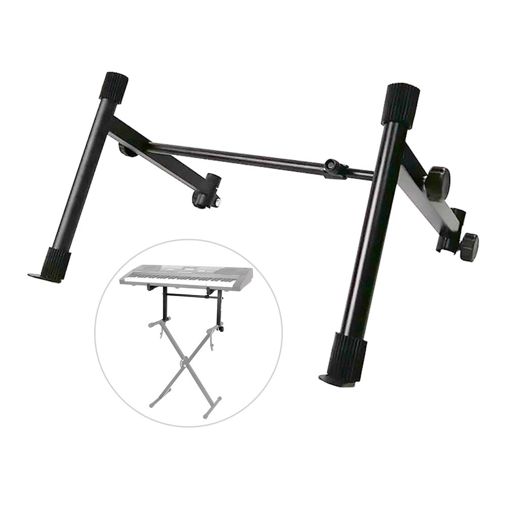 Supporto elettronico per pianoforte, supporto elettronico per tastiera Riser, universale, stile X, regolabile, accessorio per strumenti musicali