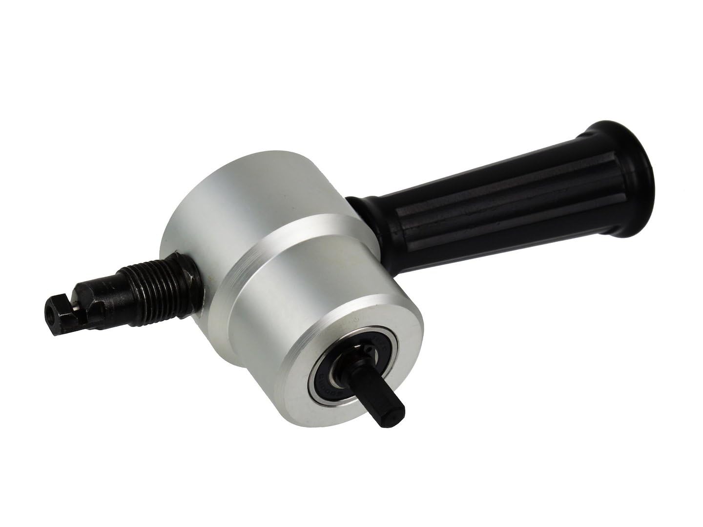 BSD Cizalla de perforación para chapa con corte preciso y ángulo ajustable para taladradoras, compatible con diferentes materiales y espesores.