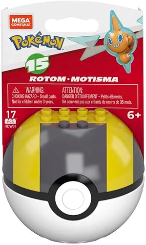 Miniatura 3 de MEGA Pokemon Rotom - Juego de construcción con 17 ladrillos y piezas especiales, juego de regalo de juguete para edades de 6 años en adelante