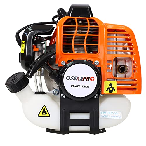 4 In 1 52Cc Multi-Functional Trimming Tool 2-Cycle Garden Tool System With Hedge Trimmer, String Trimmer, Gas Pole Saw, Brush Cutter, Cordless Lawn System With Extension Pole #TOP5