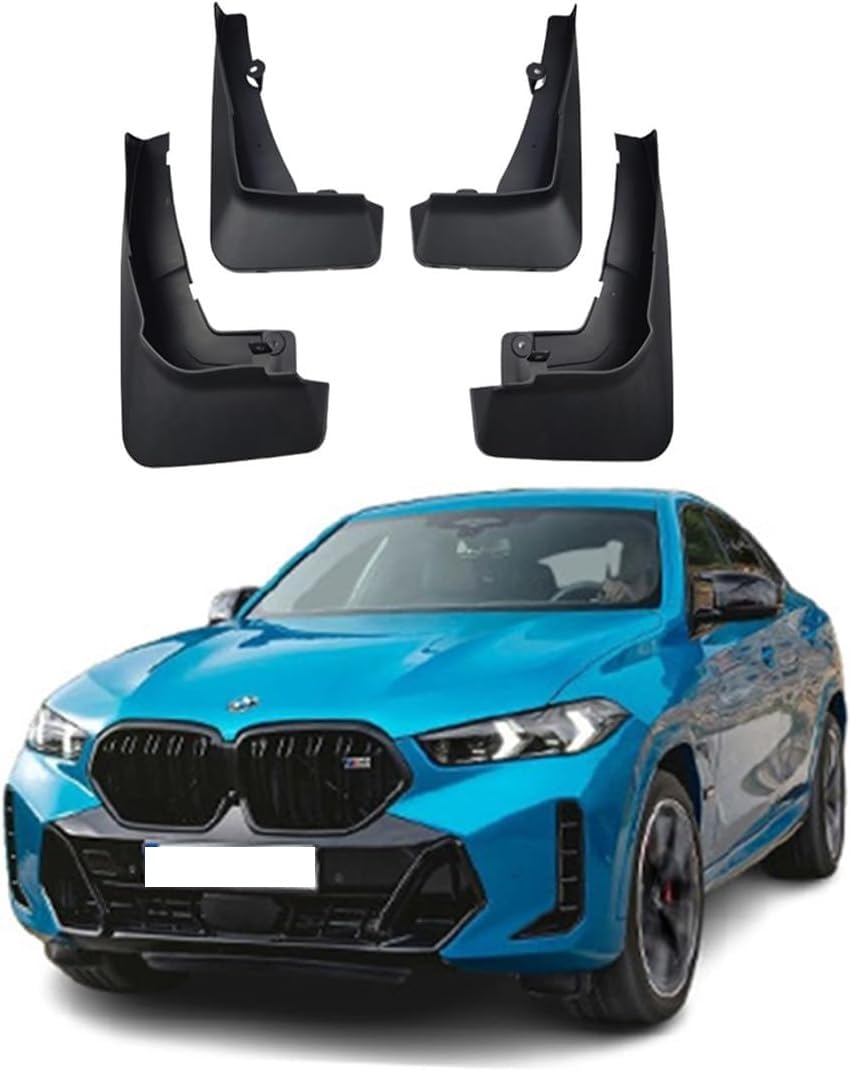 Fartuchy przeciwbłotne i tylne do BMW X6 M Sport G06 2020-2025.