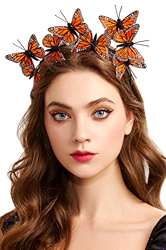 Serre-tête fascinateur papillon style bohème pour femme | Accessoire de tête Derby