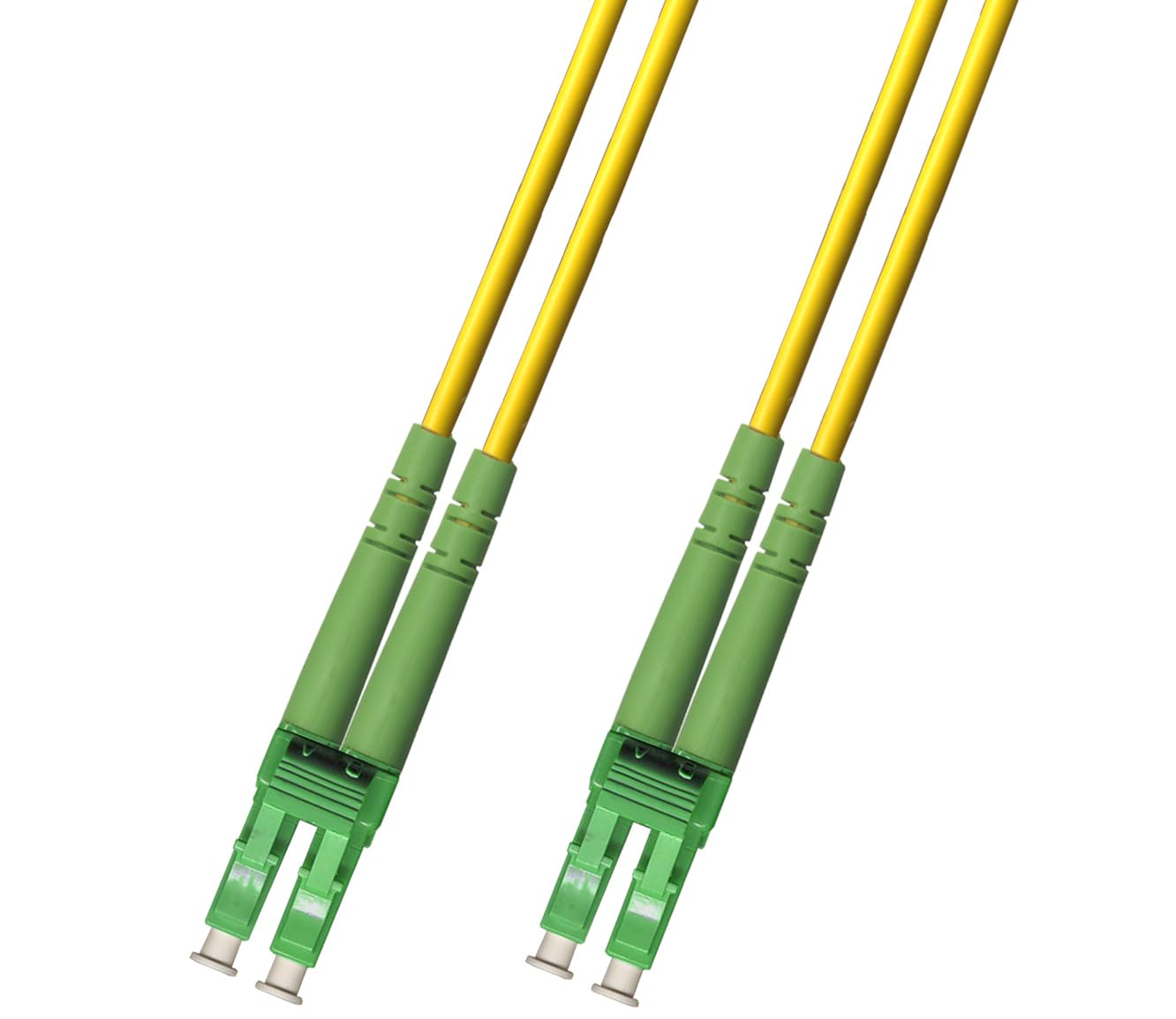 10M Singlemode Duplex Fiber Optic Cable (9/125) - LC/APC to LC/APC