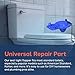 PlumbCraft 2-in. Blue Flapper Tank Ball for Brass, Plastic, or Crane Style Flush Valve 7542400, Toilet Flapper Replacement Kit for Toilet Tank Repair, Universal Toilet Flapper and Toilet Flusher Seal