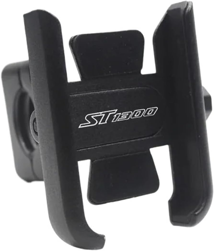 Logo for ST1300 ABS ST 1300 All Years Motorcycle Accessories Handlebar Mobile Phone Bracket GPS Stand Holder(Silver)