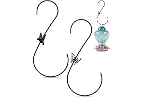 PACETAP Hummingbird Feeder Hooks, Heavy-Duty Metal for Outdoor Hanging