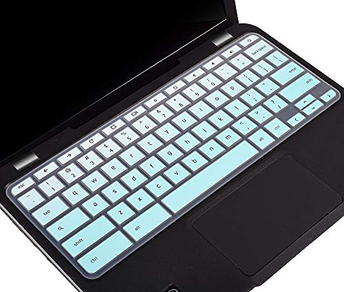 Silicone Keyboard Skin for 2019 2018 Lenovo Chromebook C330 11.6", Lenovo Flex 11