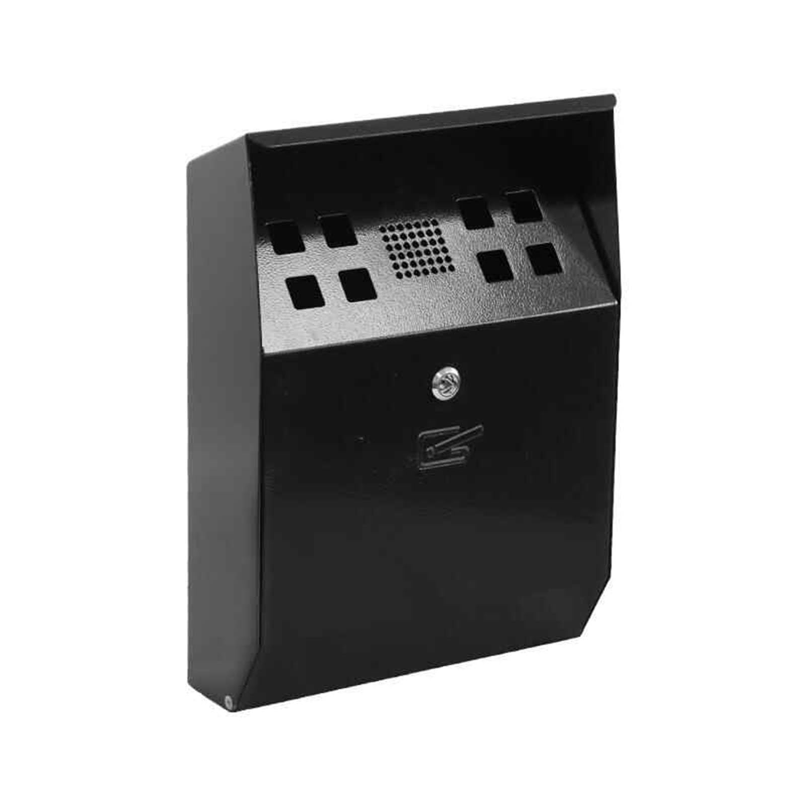 GUODDM Wall Mounted Ashtrays - 304 Stainless Steel, Commercial Outdoor Cigarette Bin, Metal Cigarette Smoking Holder Ash Bin, Indoor And Outdoor(S2)
