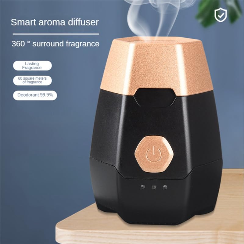 Bruciatore di incenso USB, diffusore elettronico arabo Bakhoor, portatile, per musulmani, per uso domestico, nero