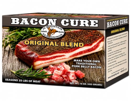 Hi Mountain Bacon Cure Seasoning Kit | ORIGINAL BLEND | Pork, Deer, Elk & Venison Bacon Seasoning...
