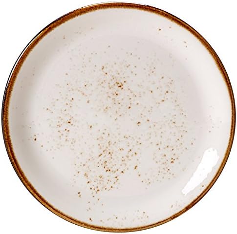 V562 Craft Coupe Plates, 300 mm, White/Gold Pattern (Pack of 12)