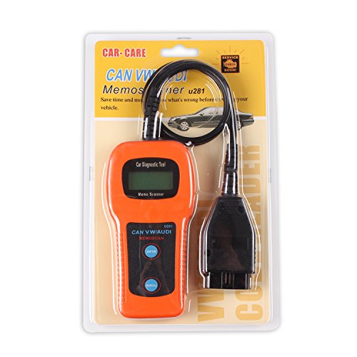 Xtool U281 Can Bus Obd2 Car Trouble Code Reader Auto Scanner Memo Diagnostic Tool Scanner For Vw Audi Seat Skoda Airbag Abs Reset Tool #TOP3