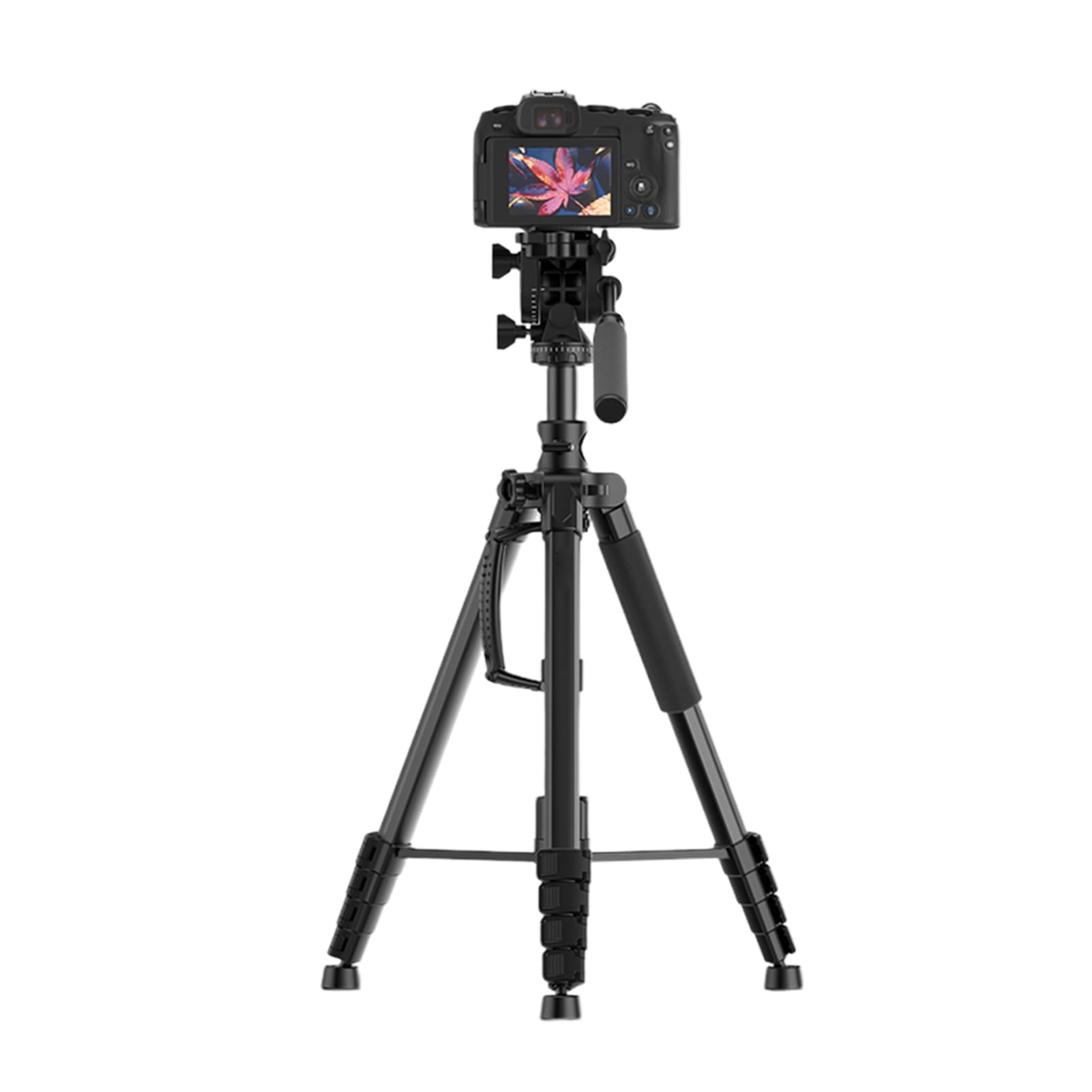 Treppiede per Fotocamera Regolabile in Altezza 195cm Portatile