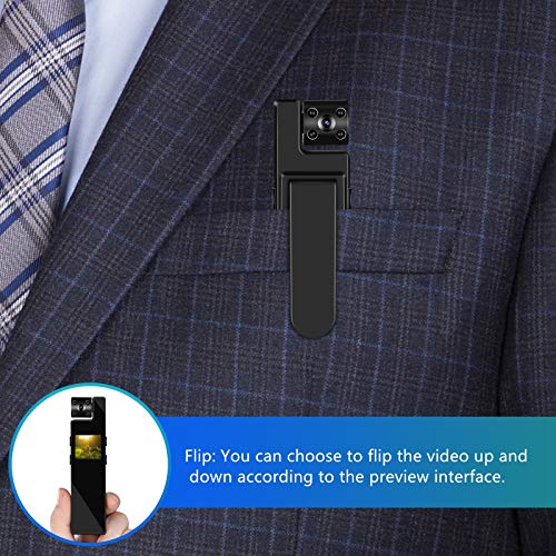 Yyluut Body Camera Body Cam Mini Pen Camera Hidden Spy Small Tiny Surveillance Equipment Micro Cam 1.2 Inch Screen Hd 1080P Home Portable With Ir Night Vision Motion Detection Alerts With Back #TOP2