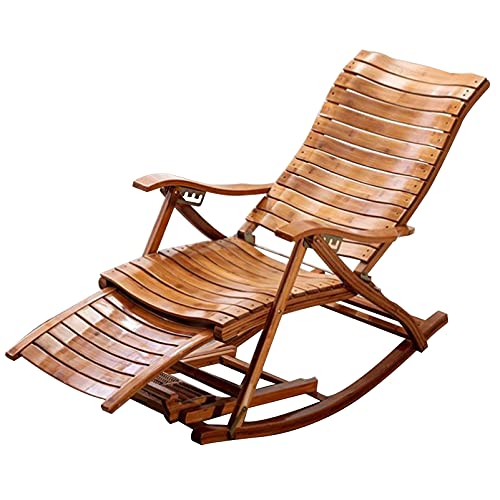 Generisch Rattan-Schaukelstuhl Liegestuhl mit Fußteil