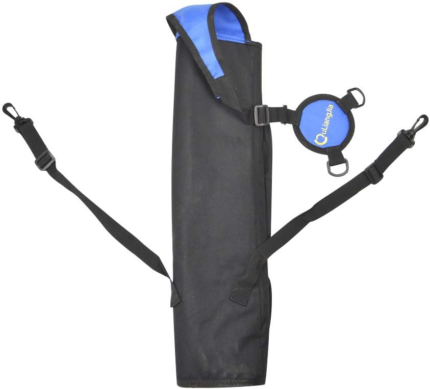 SHARROW Archery Arrow Quivers Arrow Pouch Holder Bag Back Nylon Quivers Shoulder with Adjustable Strap