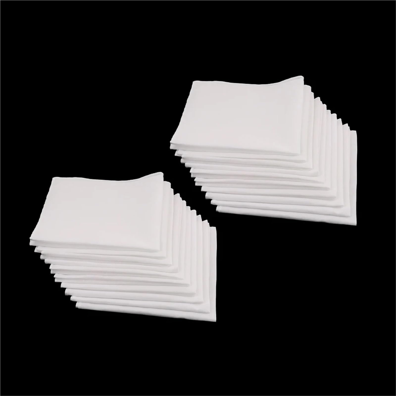 Taschentücher 20 Stück weiße Taschentücher aus Baumwolle for Damen und Herren, 28 x cm